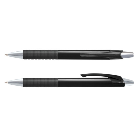 Black White Barrel Byron Pens
